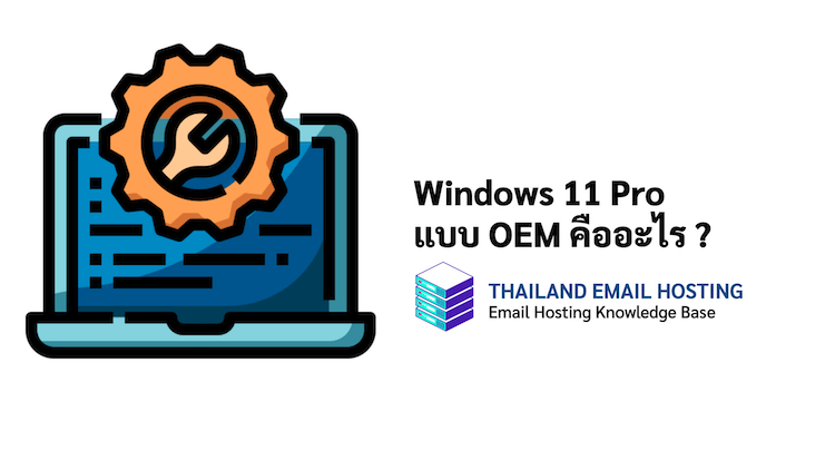 ภาพประกอบหัวข้อWindows 11 Pro แบบ OEM คืออะไร ? (What is Windows 11 Pro OEM?)